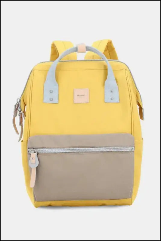 Himawari Water Resistant Canvas Backpack Bag with Side Pockets
