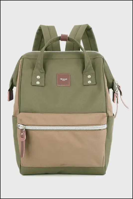 Himawari Water Resistant Canvas Backpack Bag with Side Pockets