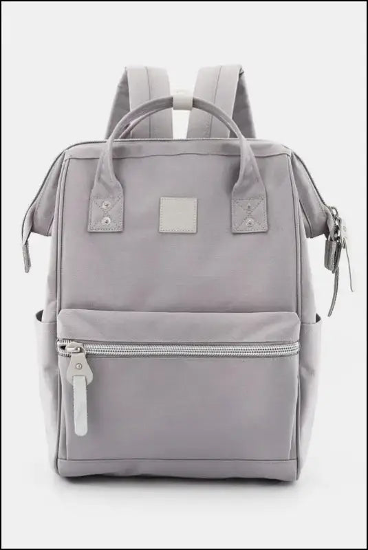 Himawari Water Resistant Canvas Backpack Bag with Side Pockets