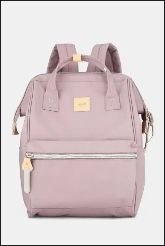Himawari Water Resistant Canvas Backpack Bag with Side Pockets