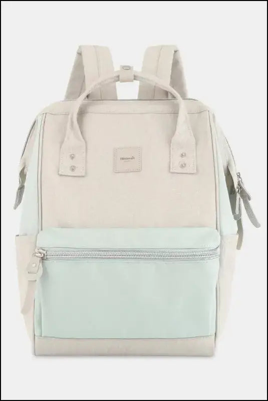 Himawari Water Resistant Canvas Backpack Bag with Side Pockets