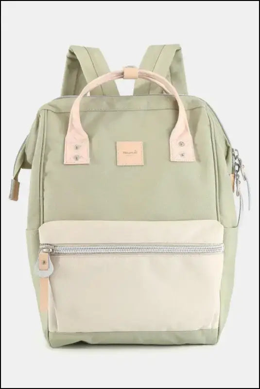 Himawari Water Resistant Canvas Backpack Bag with Side Pockets