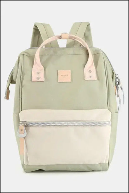 Himawari Water Resistant Canvas Backpack Bag with Side Pockets