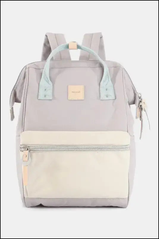 Himawari Water Resistant Canvas Backpack Bag with Side Pockets