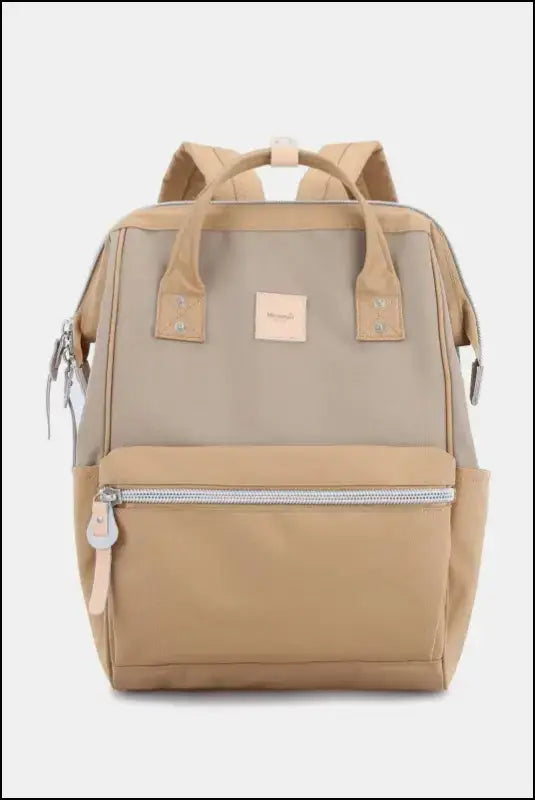 Himawari Water Resistant Canvas Backpack Bag with Side Pockets