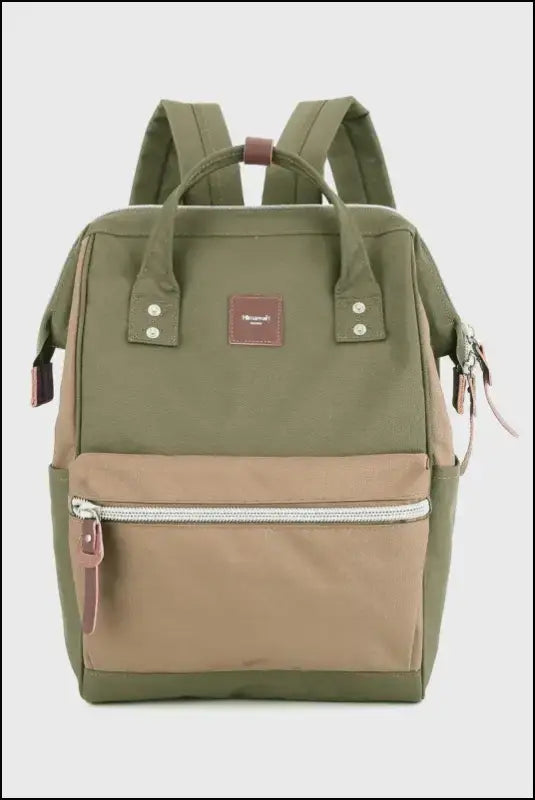 Himawari Water Resistant Canvas Backpack Bag with Side Pockets