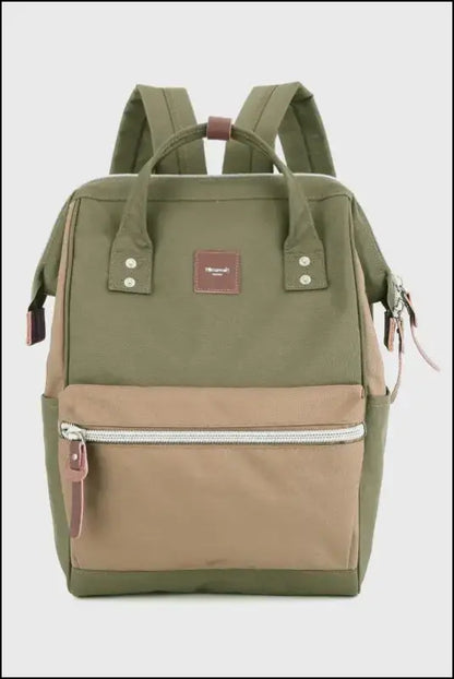 Himawari Water Resistant Canvas Backpack Bag with Side Pockets
