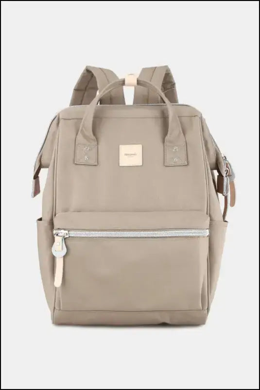 Himawari Water Resistant Canvas Backpack Bag with Side Pockets
