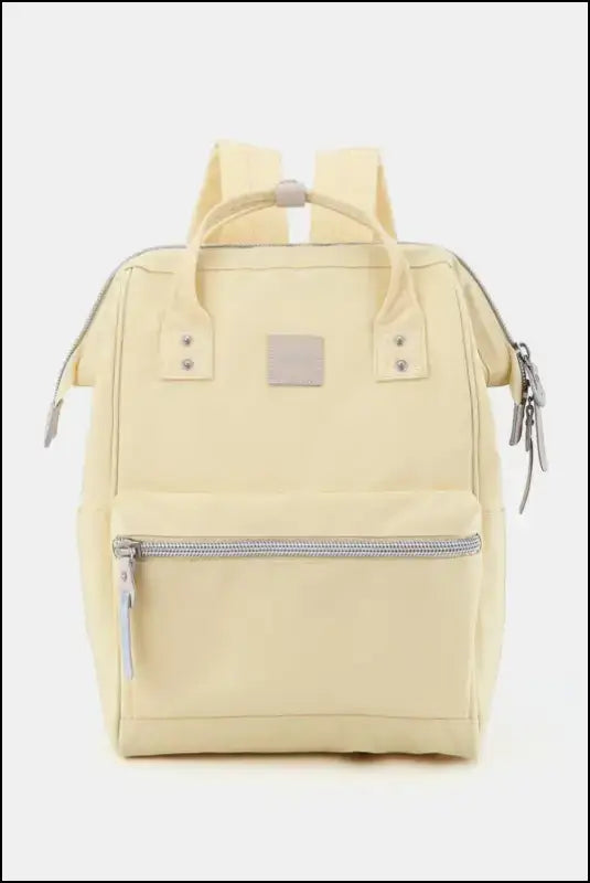 Himawari Water Resistant Canvas Backpack Bag with Side Pockets