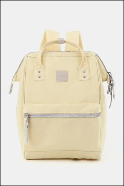 Himawari Water Resistant Canvas Backpack Bag with Side Pockets