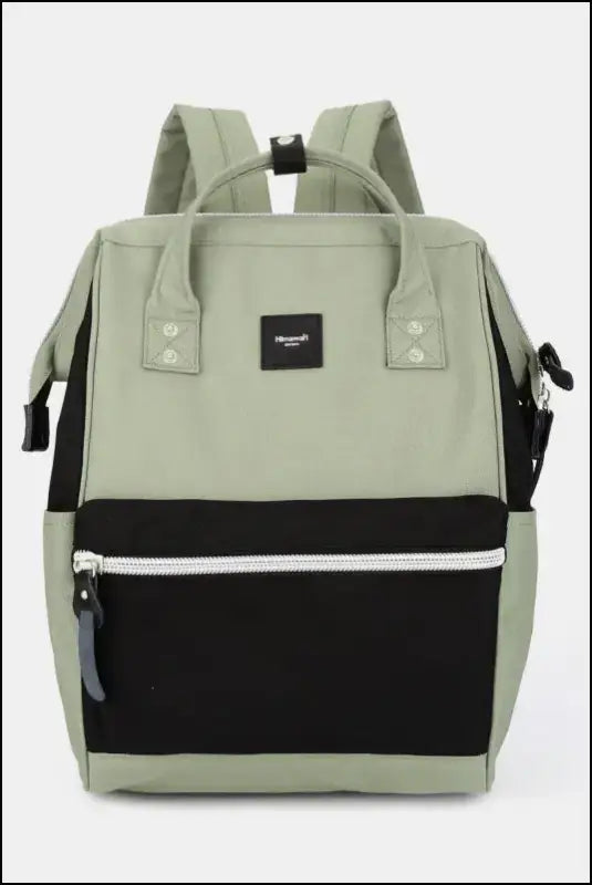 Himawari Water Resistant Canvas Backpack Bag with Side Pockets