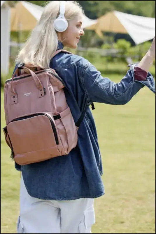 Himawari Waterproof and Anti-Theft Nylon Backpack Bag