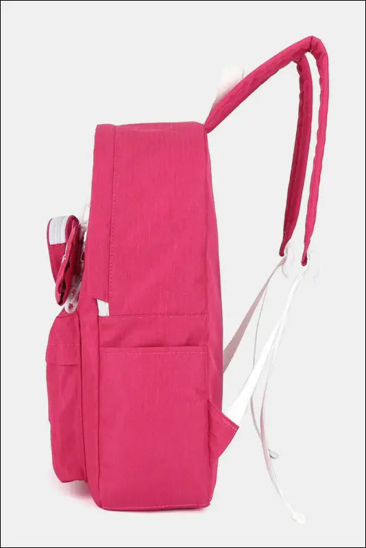 Himawari Waterproof Canvas Backpack Bag with Removable Coin Purse - Contrast Water and Scratch-Resistant Nylon