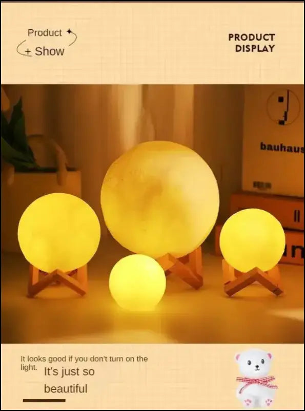 Hot Selling Moon Light | Romantic Atmosphere Room Decoration | Warm Soft Night Lamp | Ideal Birthday Gift for Friends