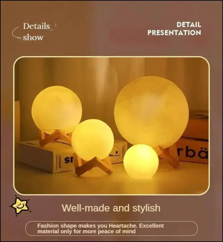 Hot Selling Moon Light | Romantic Atmosphere Room Decoration | Warm Soft Night Lamp | Ideal Birthday Gift for Friends