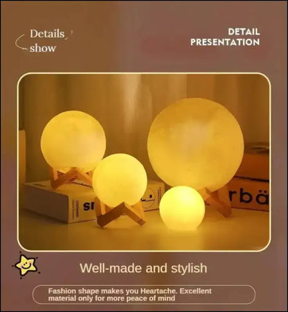 Hot Selling Moon Light | Romantic Atmosphere Room Decoration | Warm Soft Night Lamp | Ideal Birthday Gift for Friends