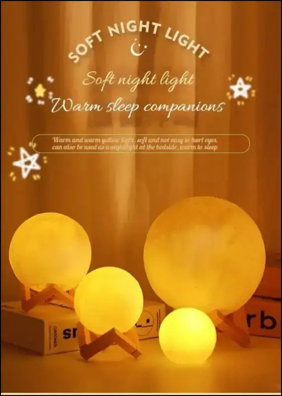 Hot Selling Moon Light | Romantic Atmosphere Room Decoration | Warm Soft Night Lamp | Ideal Birthday Gift for Friends