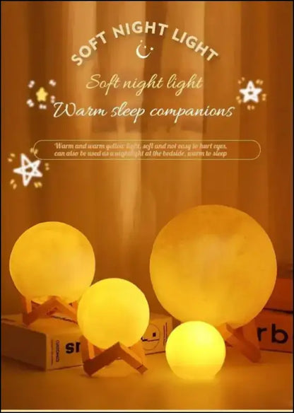 Hot Selling Moon Light | Romantic Atmosphere Room Decoration | Warm Soft Night Lamp | Ideal Birthday Gift for Friends