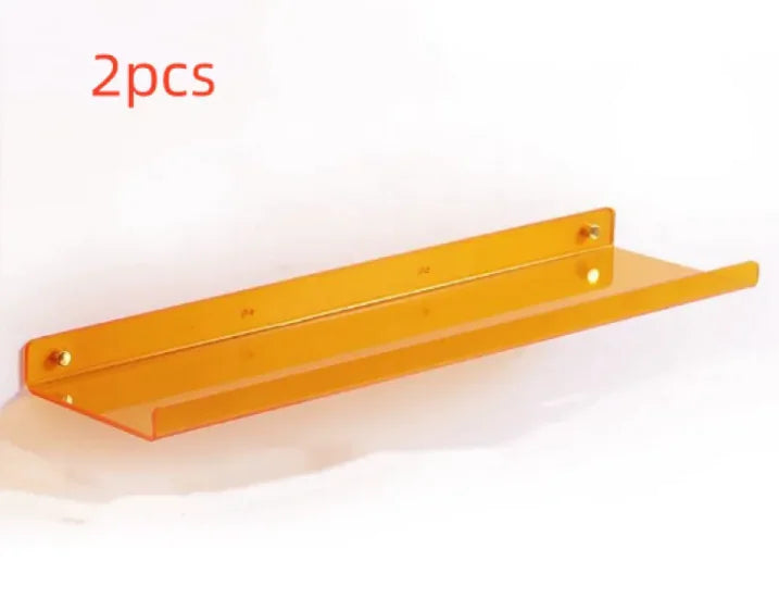 Wall-Mounted Color Storage Shelf
