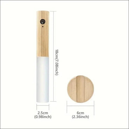 Intelligent Motion Sensor LED Night Light | Rechargeable Wall-Mounted for Corridor Cabinet or Toilet
