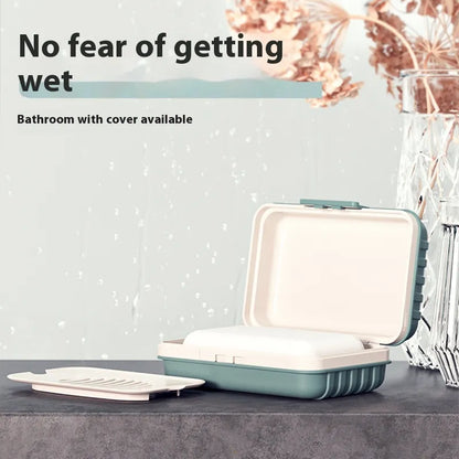 Creative And Portable Thickened Soap Box With Lid