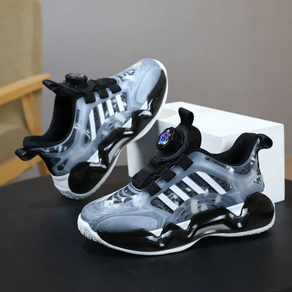 Non-Slip Shoes with Rotating Button