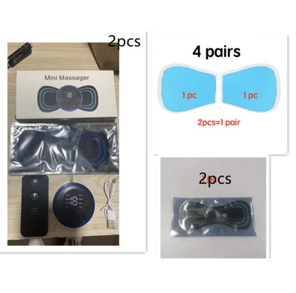 Mini Smart LCD Electrotherapy Massage Pad