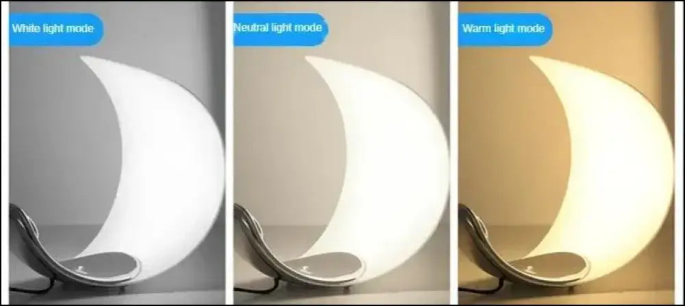 LED Moon Table Lamp - Luxury Bedroom Night Light USB Reading with Clip for Living Room Atmosphere