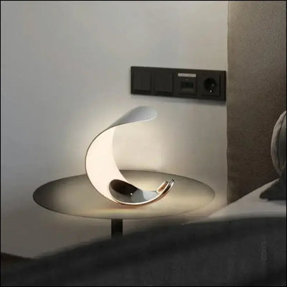 LED Moon Table Lamp - Luxury Bedroom Night Light USB Reading with Clip for Living Room Atmosphere