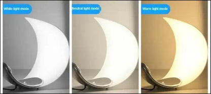 LED Moon Table Lamp - Luxury Bedroom Night Light USB Reading with Clip for Living Room Atmosphere