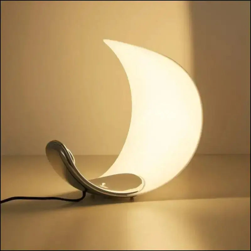LED Moon Table Lamp - Luxury Bedroom Night Light USB Reading with Clip for Living Room Atmosphere