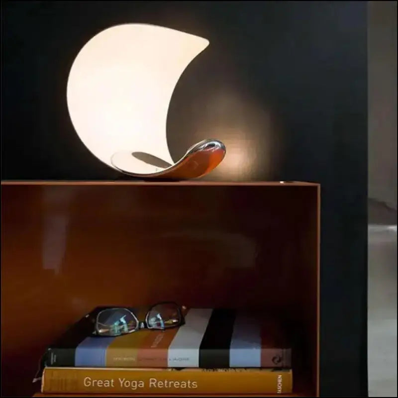 LED Moon Table Lamp - Luxury Bedroom Night Light USB Reading with Clip for Living Room Atmosphere