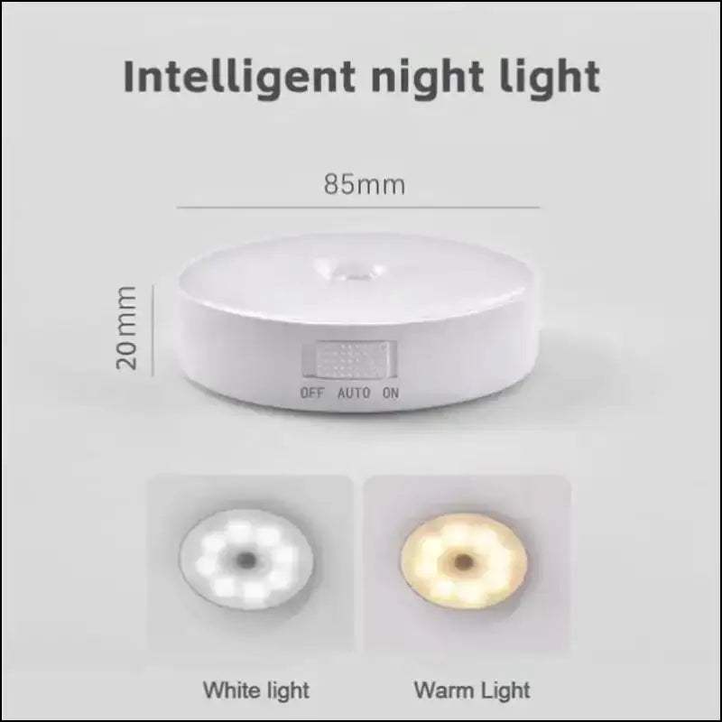 LED Smart Human Body Sensor Night Lamp | Emergency Automatic Lighting with USB Charging & Wireless Magnetic Suction