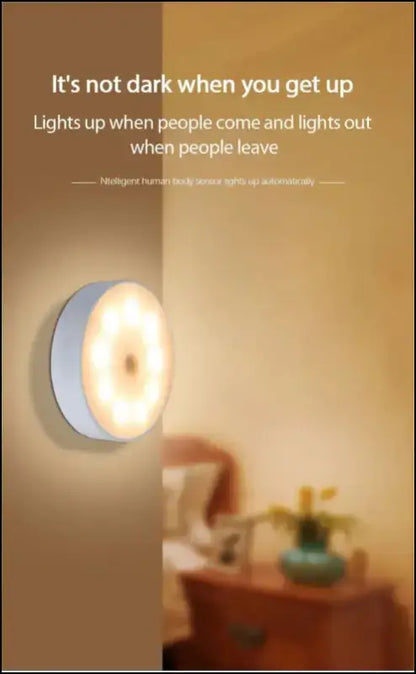 LED Smart Human Body Sensor Night Lamp | Emergency Automatic Lighting with USB Charging & Wireless Magnetic Suction