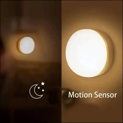 LED Smart Human Body Sensor Night Lamp | Emergency Automatic Lighting with USB Charging & Wireless Magnetic Suction