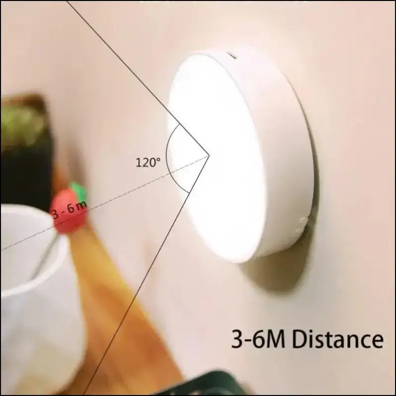 LED Smart Human Body Sensor Night Lamp | Emergency Automatic Lighting with USB Charging & Wireless Magnetic Suction