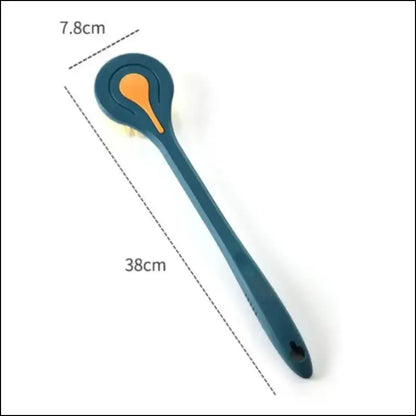 Long Handle Bath Brush - Soft Hair Shower Back Scrubber Body Massage & Mud Cleaner for Bathing