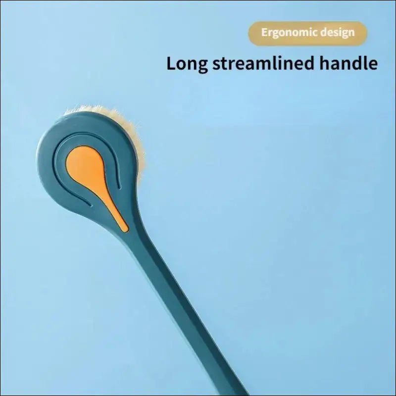 Long Handle Bath Brush - Soft Hair Shower Back Scrubber Body Massage & Mud Cleaner for Bathing