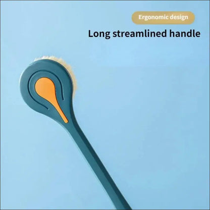 Long Handle Bath Brush - Soft Hair Shower Back Scrubber Body Massage & Mud Cleaner for Bathing