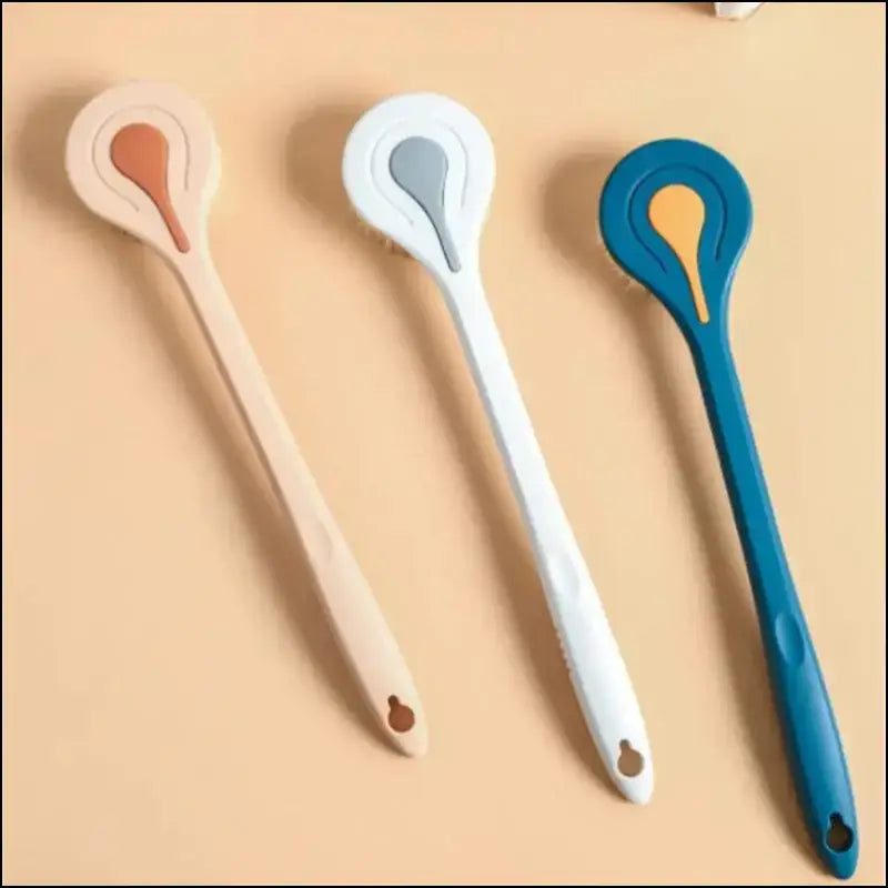 Long Handle Bath Brush - Soft Hair Shower Back Scrubber Body Massage & Mud Cleaner for Bathing