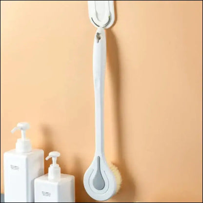 Long Handle Bath Brush - Soft Hair Shower Back Scrubber Body Massage & Mud Cleaner for Bathing