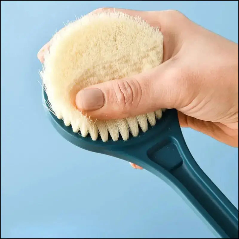 Long Handle Bath Brush - Soft Hair Shower Back Scrubber Body Massage & Mud Cleaner for Bathing