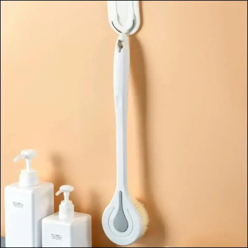 Long Handle Bath Brush - Soft Hair Shower Back Scrubber Body Massage & Mud Cleaner for Bathing