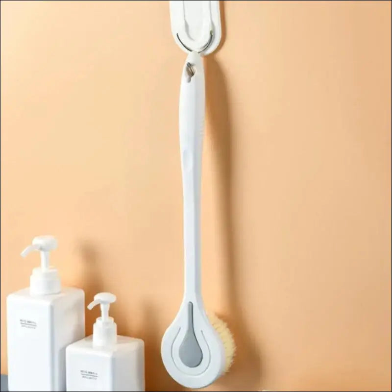 Long Handle Bath Brush - Soft Hair Shower Back Scrubber Body Massage & Mud Cleaner for Bathing