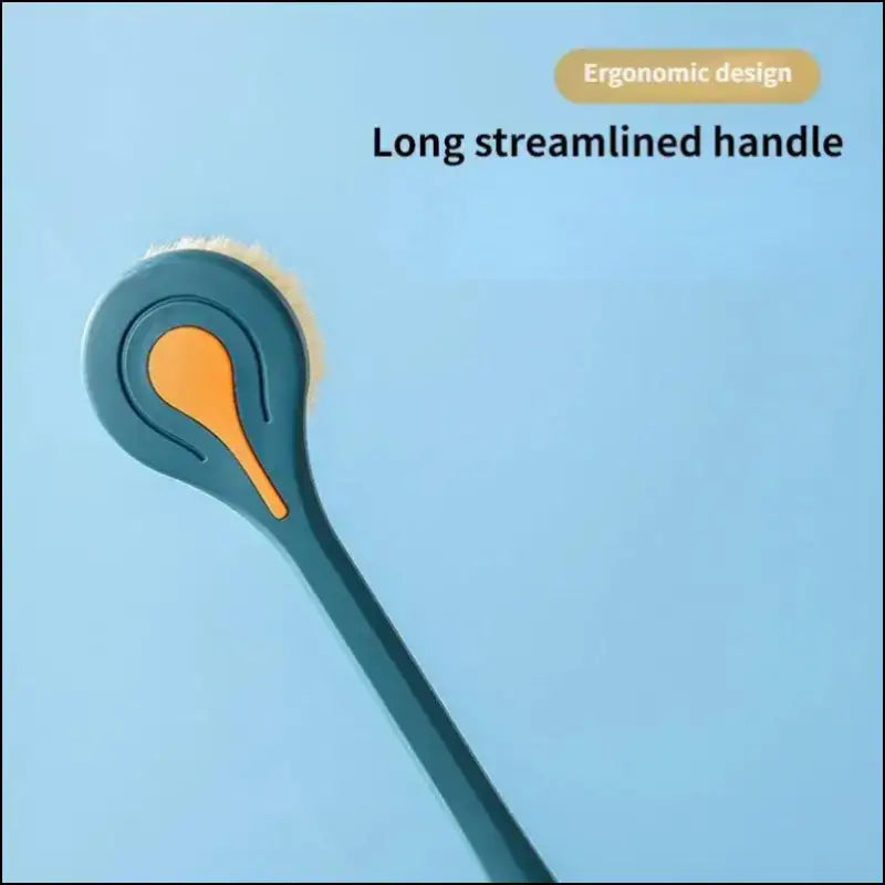 Long Handle Bath Brush - Soft Hair Shower Back Scrubber Body Massage & Mud Cleaner for Bathing