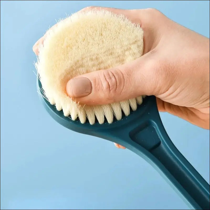 Long Handle Bath Brush - Soft Hair Shower Back Scrubber Body Massage & Mud Cleaner for Bathing
