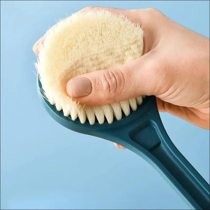 Long Handle Bath Brush - Soft Hair Shower Back Scrubber Body Massage & Mud Cleaner for Bathing