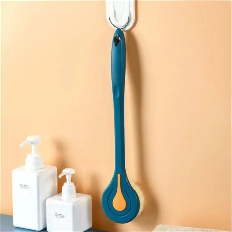 Long Handle Bath Brush - Soft Hair Shower Back Scrubber Body Massage & Mud Cleaner for Bathing