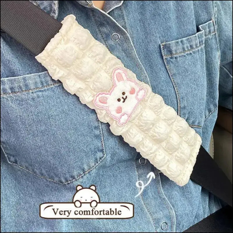 LULECI Cute Sunflower Car Seat Belt Shoulder Cover for Girls - Stylish Accessories & Decoration Supplies