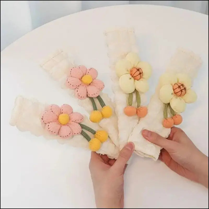 LULECI Cute Sunflower Car Seat Belt Shoulder Cover for Girls - Stylish Accessories & Decoration Supplies